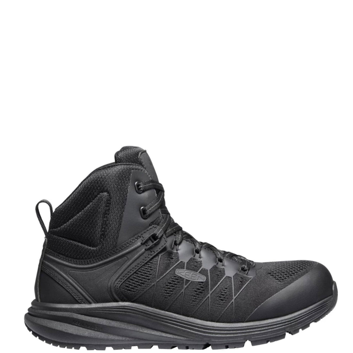 KEEN Utility Men's Vista Energy Mid Carbon Fiber Toe Work Shoe Work Boots KEEN Utility Black/Raven 10 2E