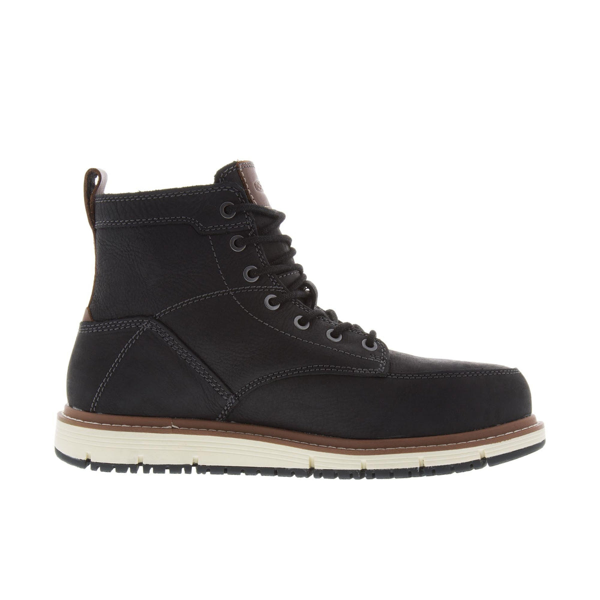 KEEN Utility Men's San Jose 6" Aluminum Toe Work Boot Work Boots KEEN Utility Black Caramel Cafe 10 2E