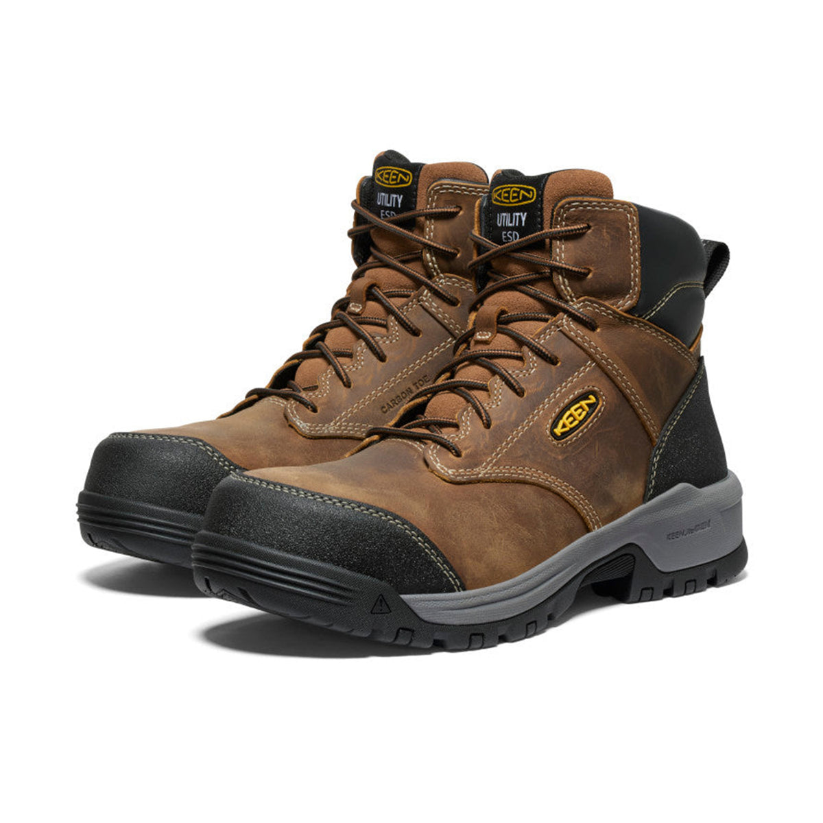KEEN Utility Men's Evanston 6" ESD Carbon Toe Work Boot Work Boots KEEN Utility