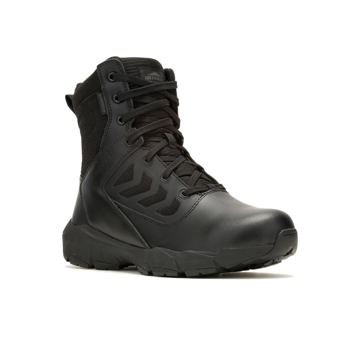 Merrell Men's Fullbench Tactical 8'' Zip Waterproof Work Boot Work Boots Merrell Work