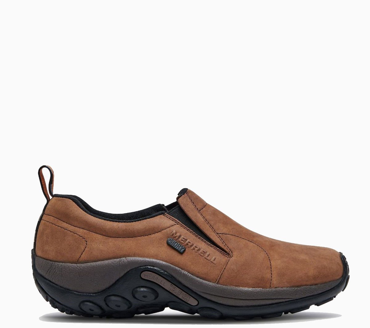 Merrell Men&#39;s Jungle Moc Nubuck Waterproof Slip-On Shoe - Work World - Workwear, Work Boots, Safety Gear