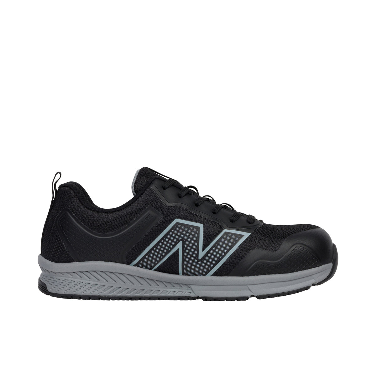 New Balance Men's Evolve Alloy Toe Work Shoe Work Shoes New Balance Work Black Grey 10 2E