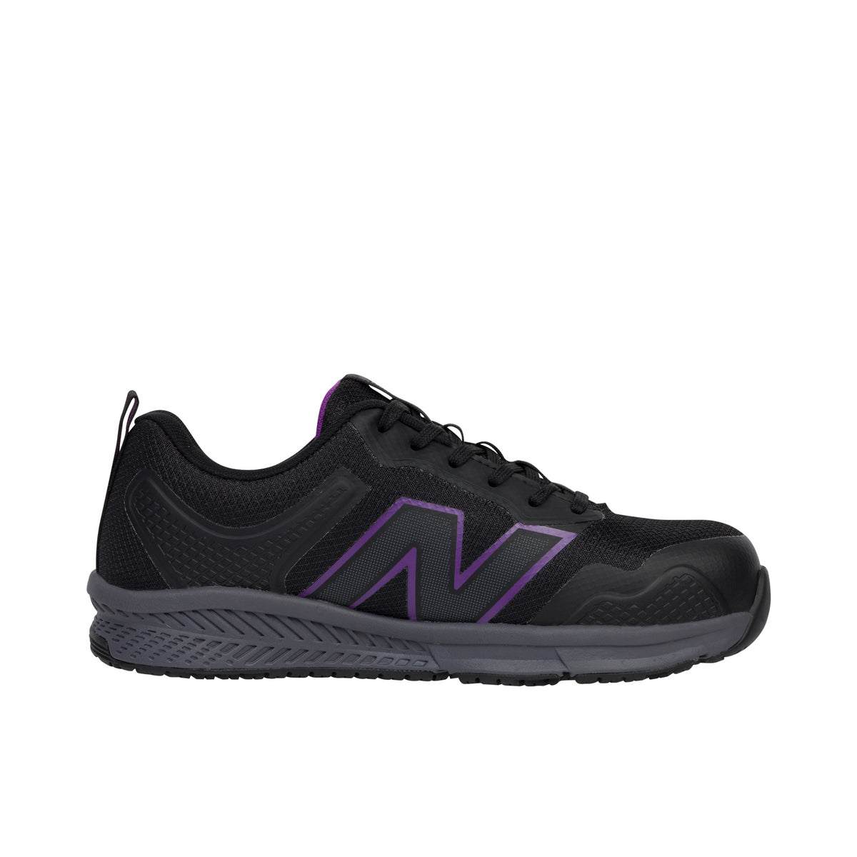 New Balance Work Women's Evolve Alloy Toe Work Shoe Work Shoes New Balance Black Purple 10 B