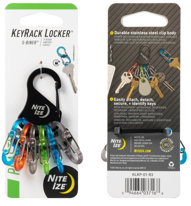 Nite Ize KeyRack Locker® with Plastic S-Biners® - Work World - Workwear, Work Boots, Safety Gear
