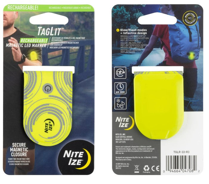 Nite Ize TagLit Rechargeable Magnetic LED Marker - Work World - Workwear, Work Boots, Safety Gear