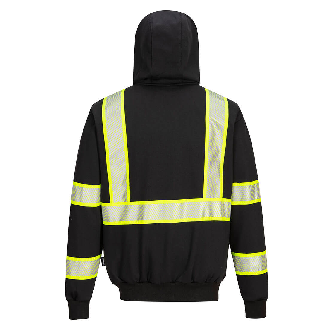 Portwest Men&#39;s Iona Plus Reflective Full-Zip Safety Hoodie - Work World - Workwear, Work Boots, Safety Gear