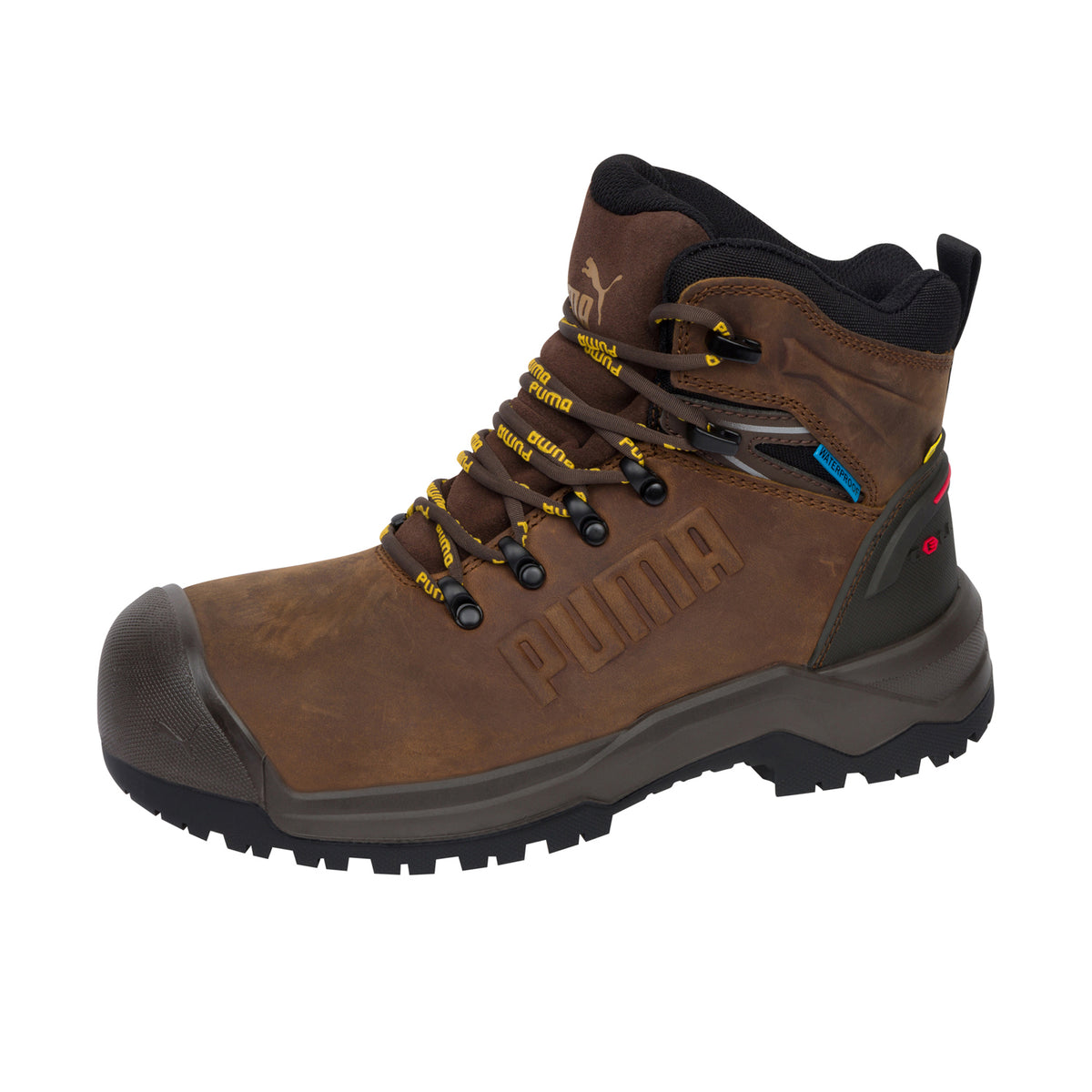 PUMA Safety Men's Iron HD Mid 6" Comp Toe Work Boot Work Boots PUMA Safety