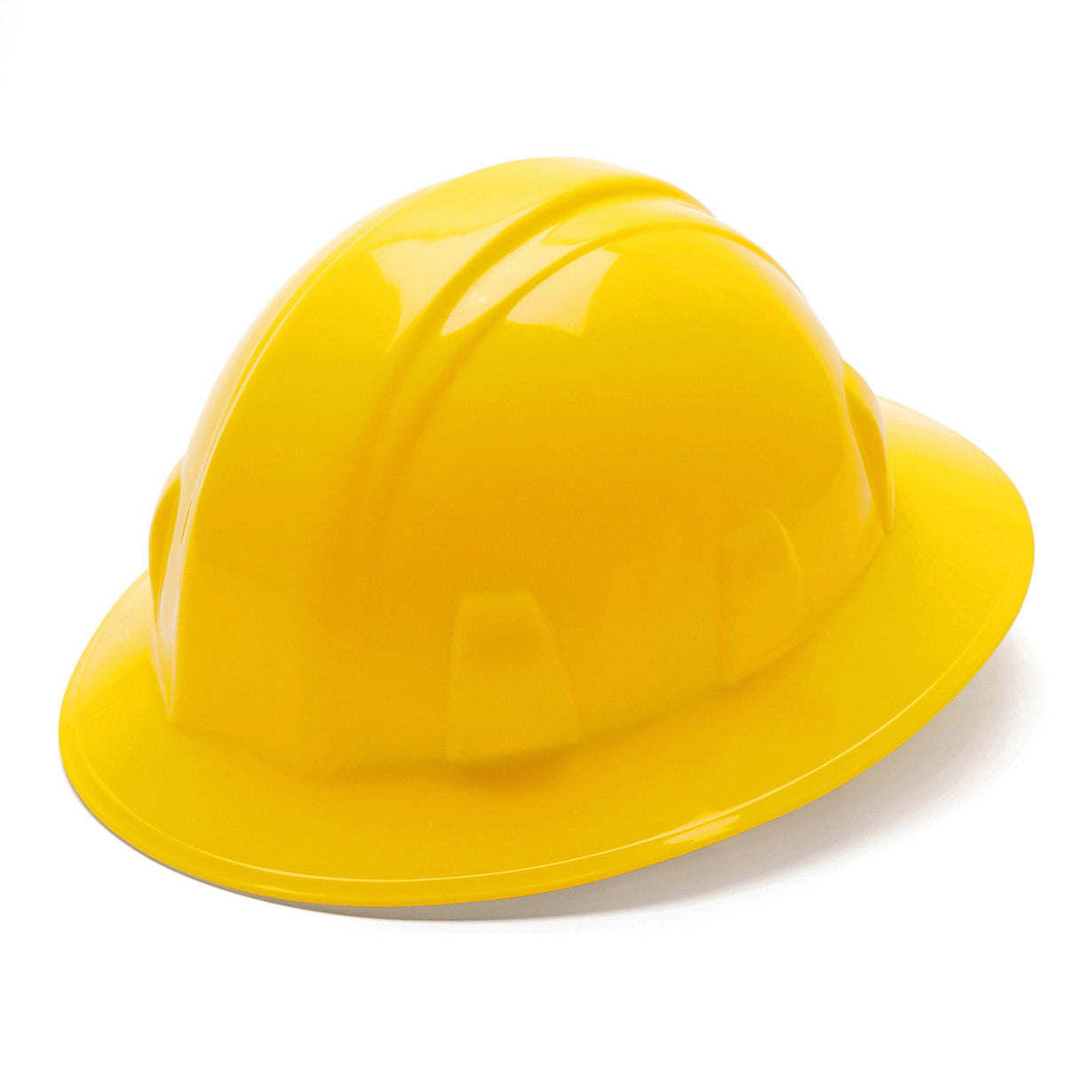 Pyramex SL Series Full Brim Hard Hat_Yellow - Work World - Workwear, Work Boots, Safety Gear