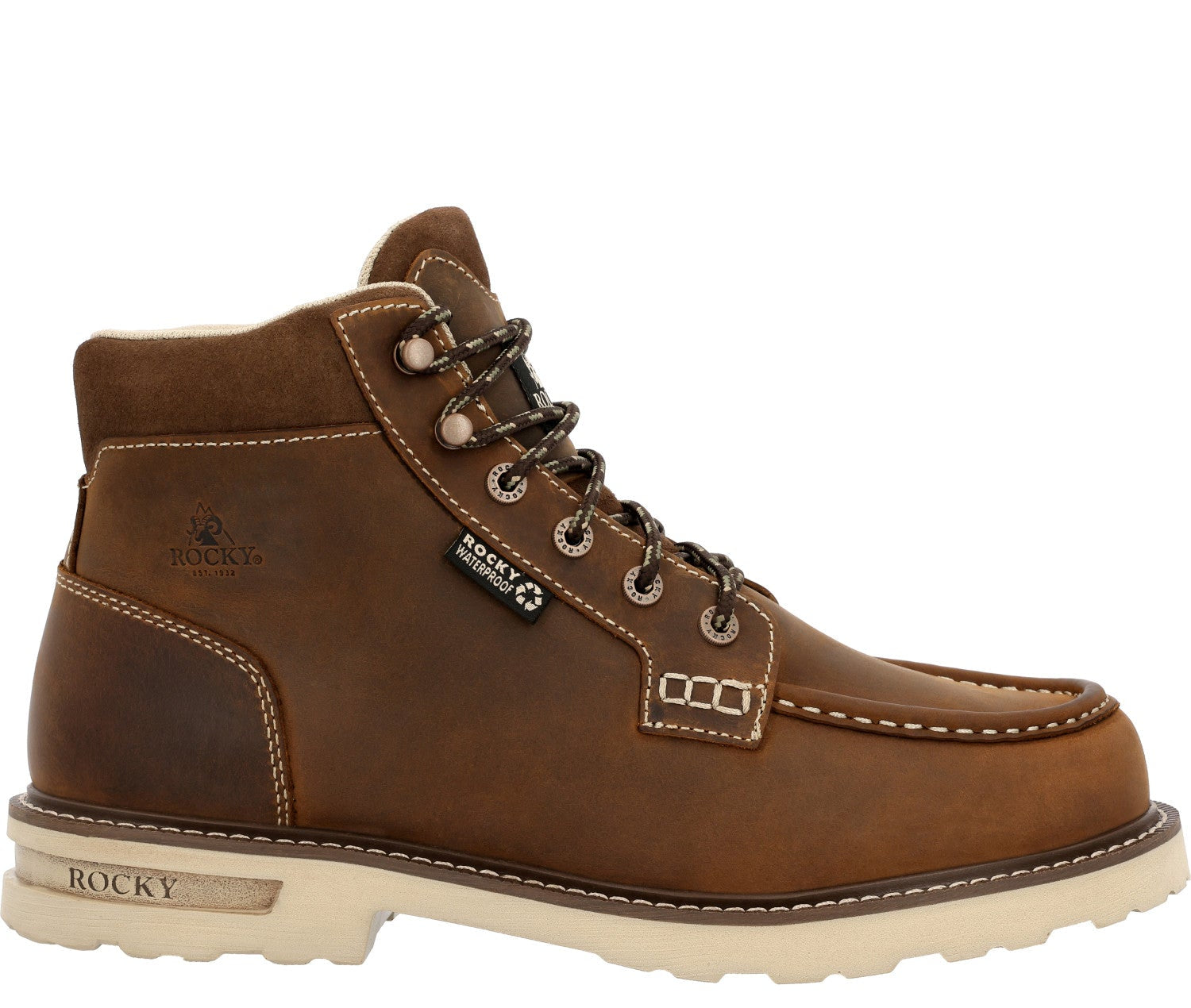 Rocky Men's Grindstone XTR 6" Waterproof EH Moc Toe Work Boot - Work World - Workwear, Work Boots, Safety Gear