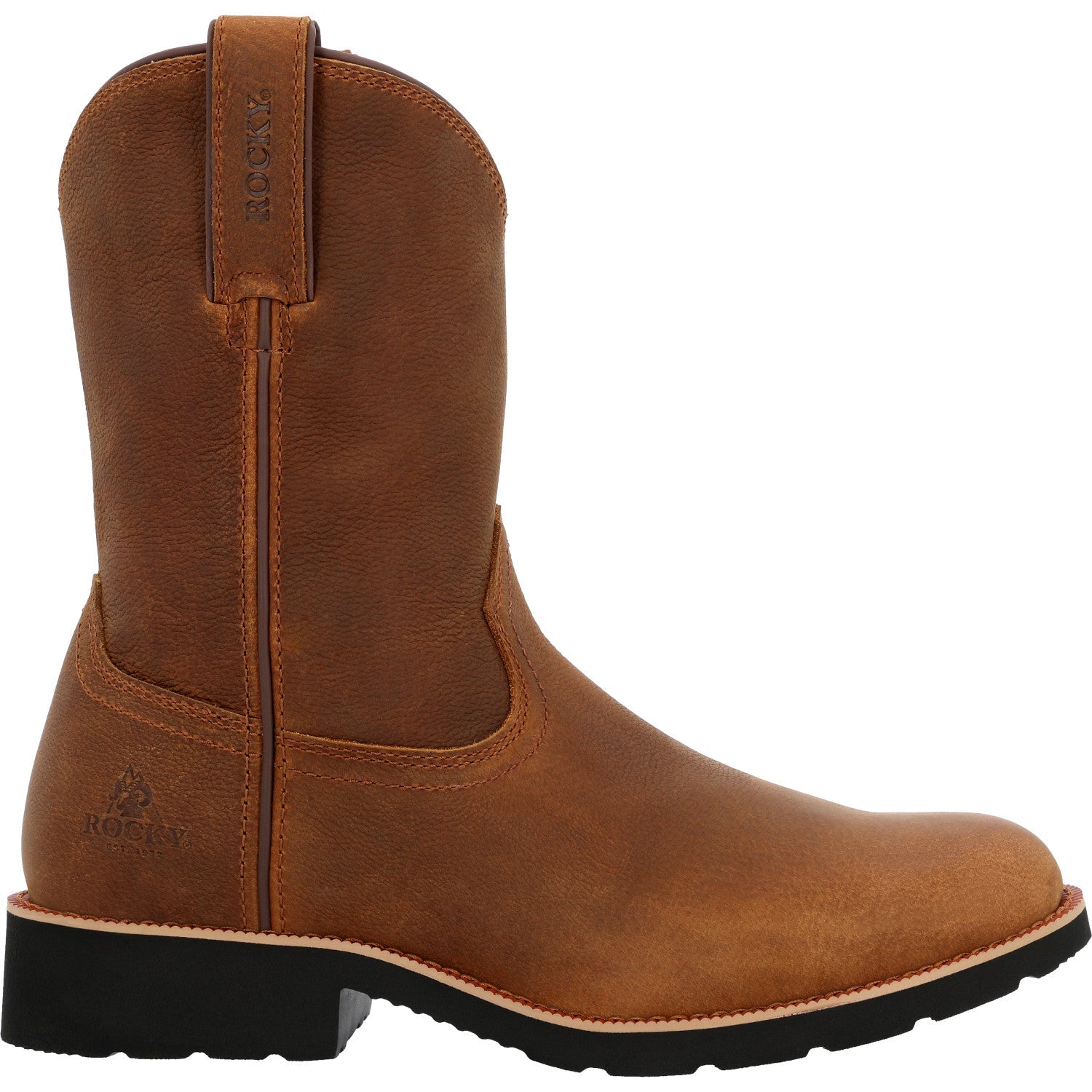 Rocky Men's MonoCrepe Roper 9" EH Western Boot - Work World - Workwear, Work Boots, Safety Gear