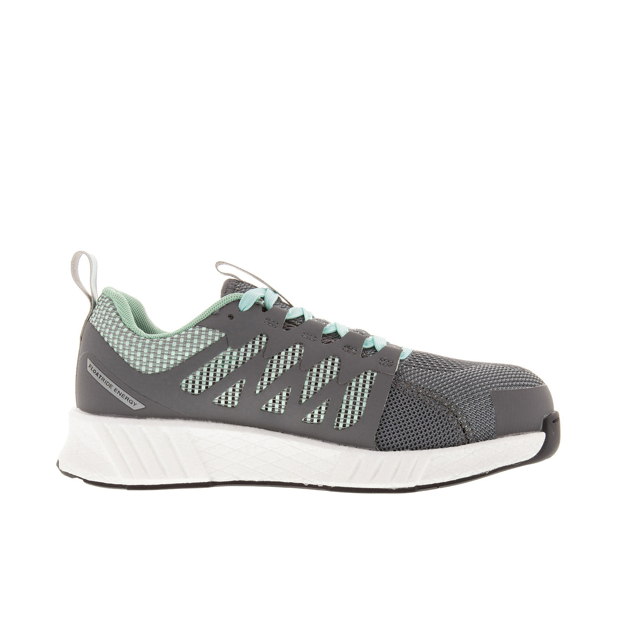 Reebok Work Women's Fusion Flexweave Work Shoe Comp Toe Work Shoes Reebok Work Grey Green 10 M