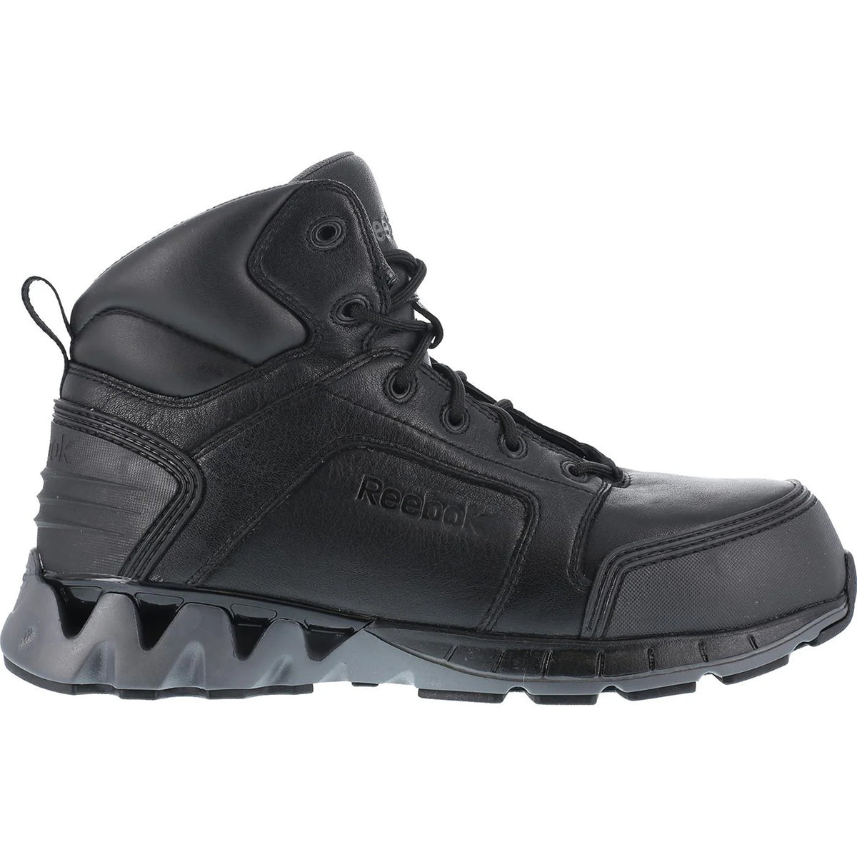 Reebok Work Men's Zigkick 6" Comp Toe Work Boot Work Boots Reebok Work Black 10 M