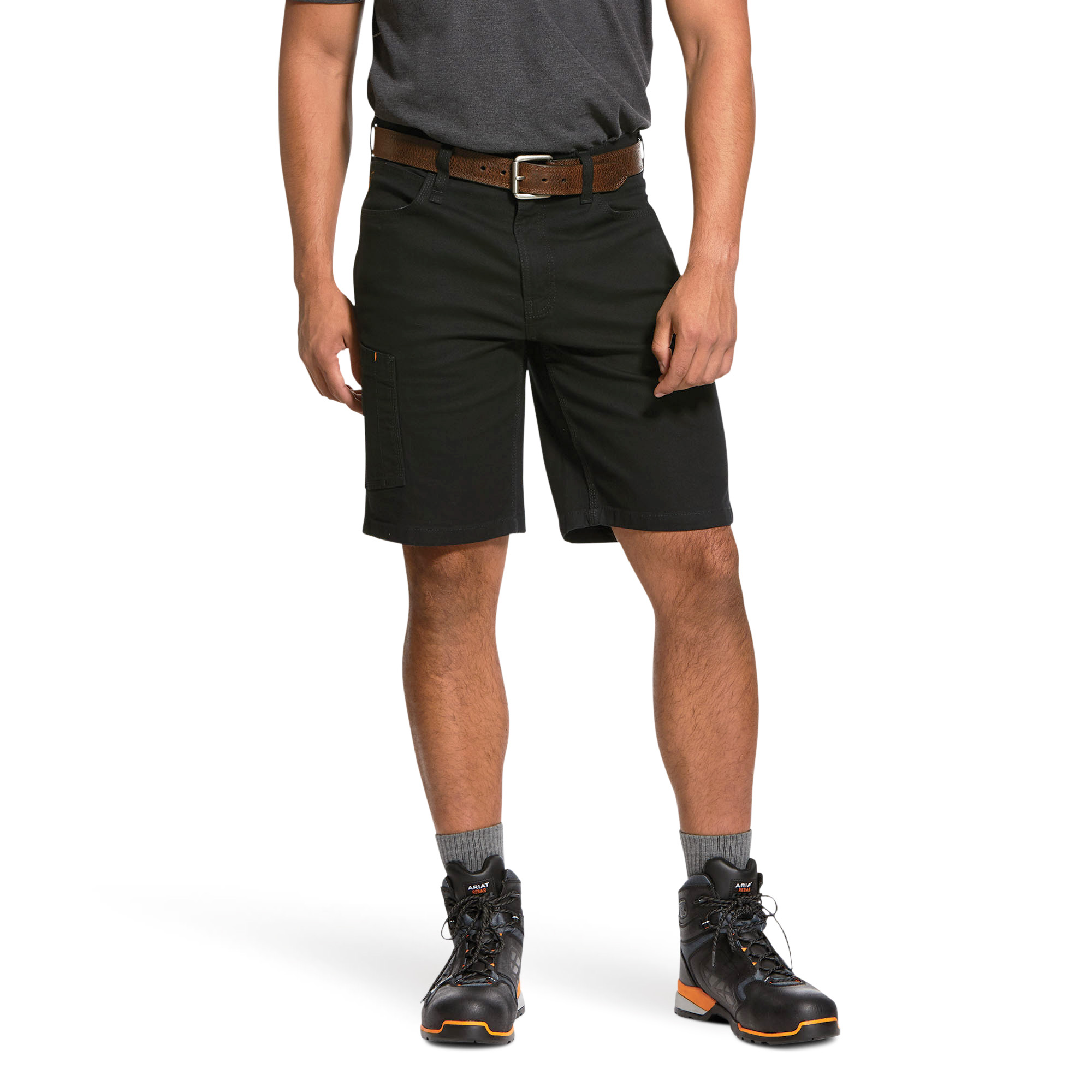 Ariat Men's Rebar DuraStretch Made Tough 10" Short - Work World - Workwear, Work Boots, Safety Gear