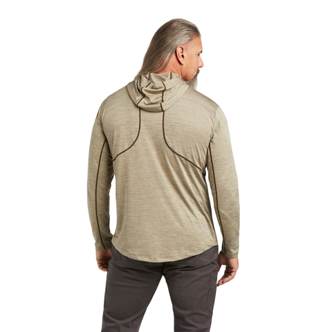Ariat Men&#39;s Rebar Evolution Hooded Sun Long Sleeve Shirt - Work World - Workwear, Work Boots, Safety Gear