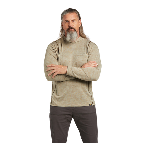 Ariat Men's Rebar Evolution Hooded Sun Long Sleeve Shirt - Work World - Workwear, Work Boots, Safety Gear