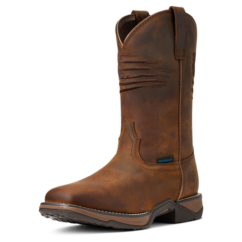 Ariat Women&#39;s Anthem Patriot Waterproof Western Boot - Work World - Workwear, Work Boots, Safety Gear
