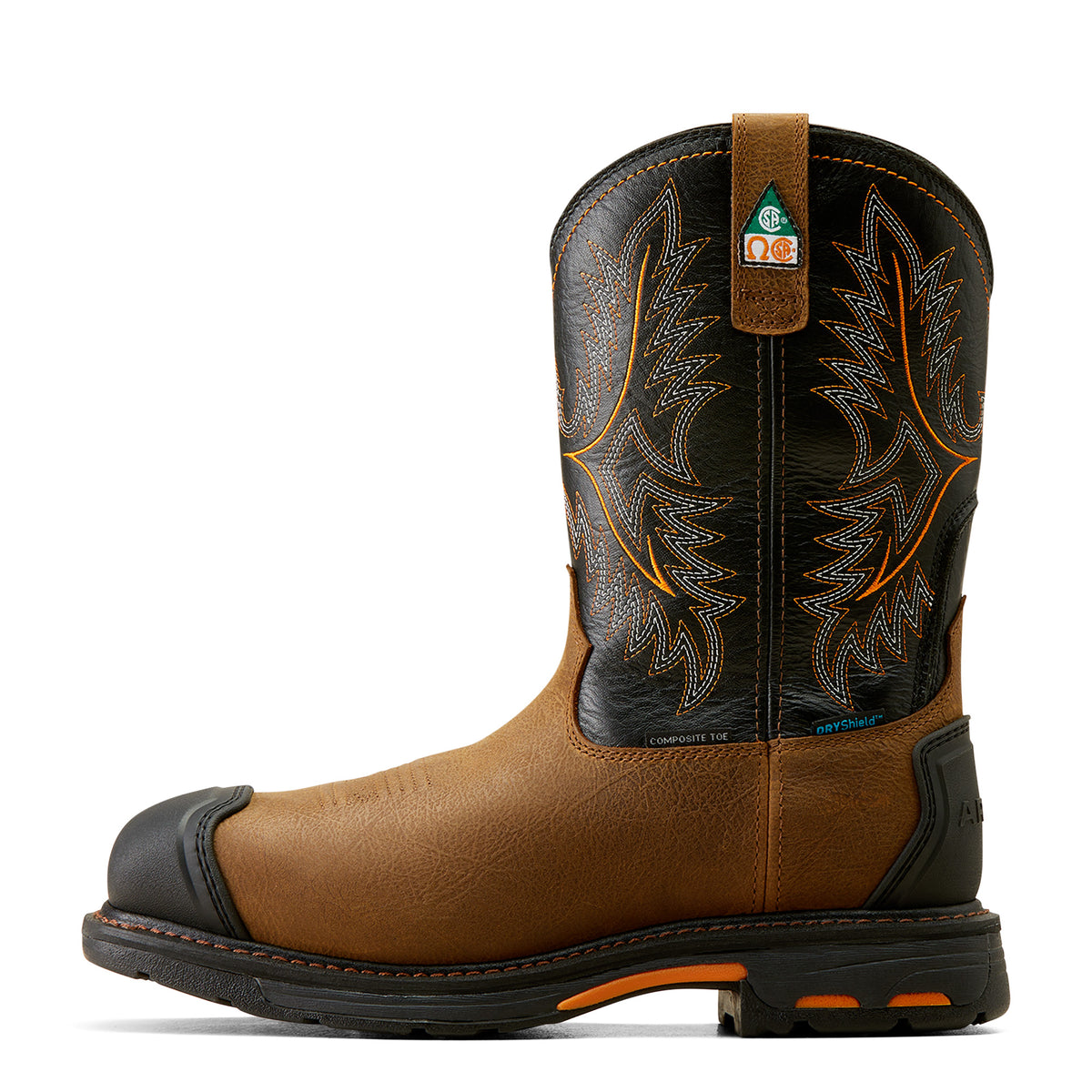 Ariat Men's WorkHog® XTR 11" Waterproof Comp Toe Work Boot Western Boots Ariat Rye Brown 10 2E