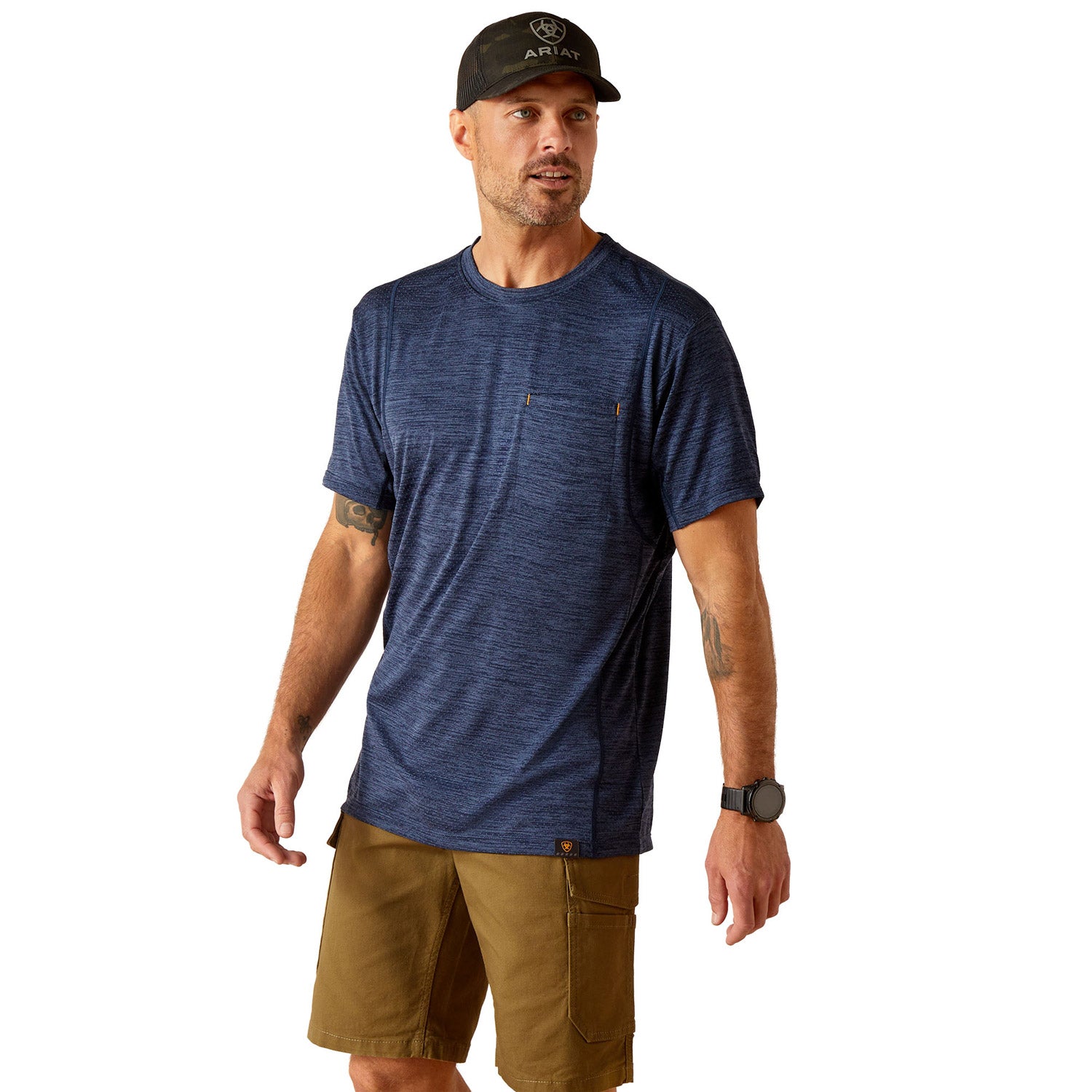 Ariat Men's Rebar Evolution Athletic Fit Short Sleeve T-Shirt - Work World - Workwear, Work Boots, Safety Gear