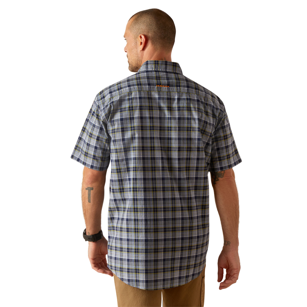 Ariat Men&#39;s Rebar Made Tough DuraStretch Short Sleeve Work Shirt - Work World - Workwear, Work Boots, Safety Gear