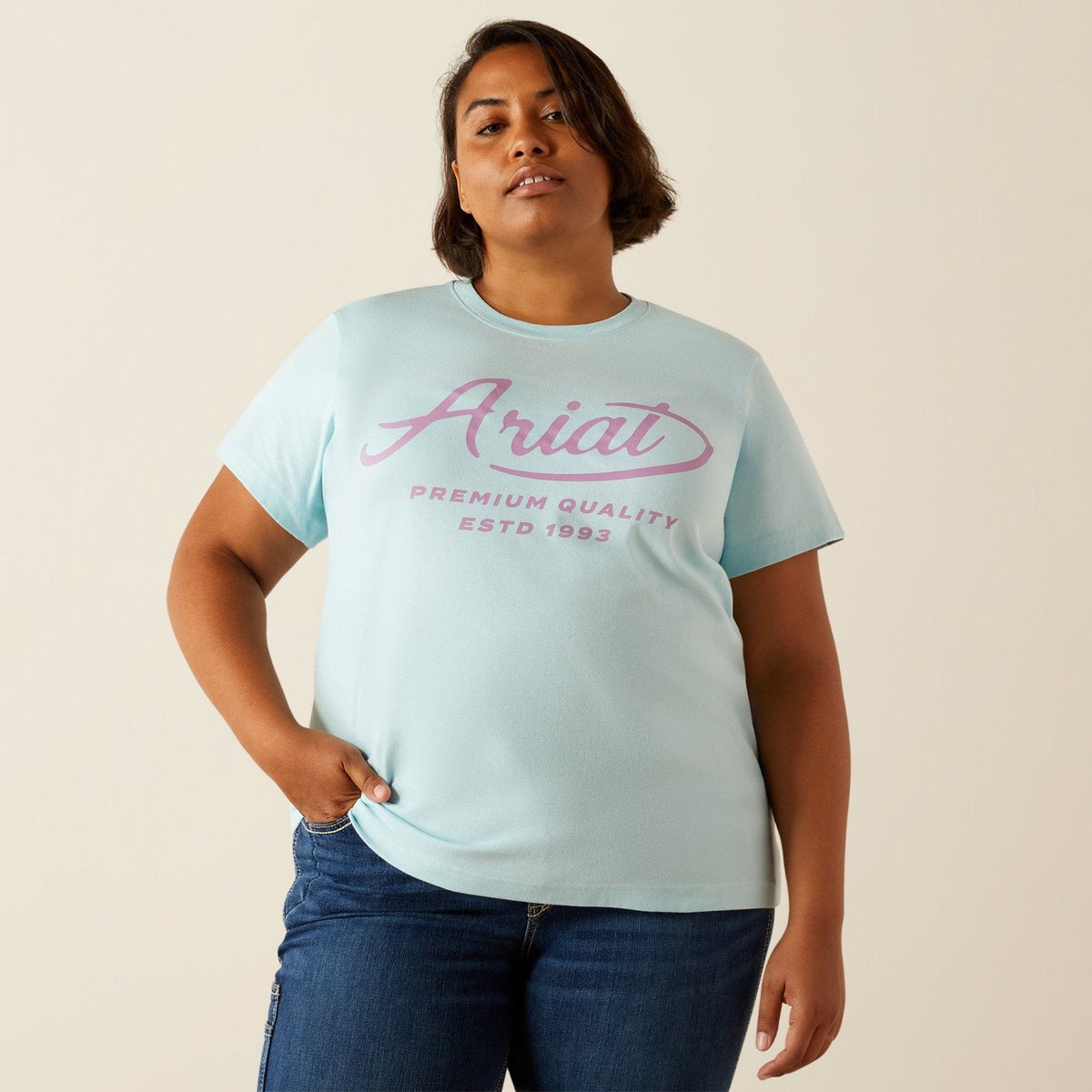 Ariat Women's Rebar CottonStrong Logo Graphic Short Sleeve T-Shirt T-Shirts Ariat