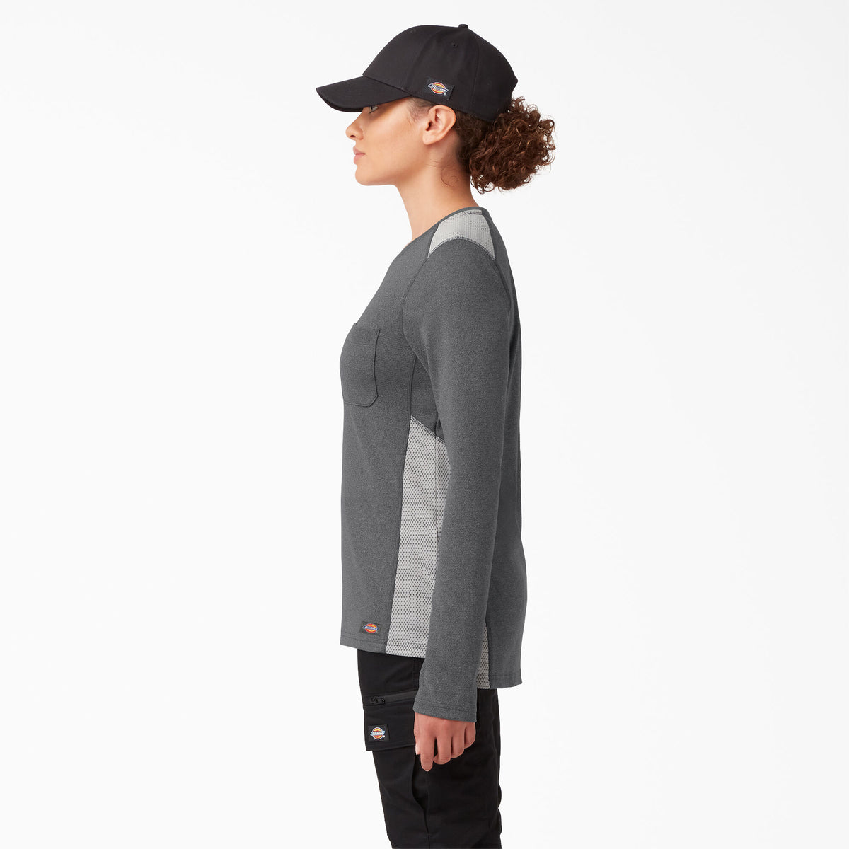 Dickies Women&#39;s Temp-IQ 365 Long Sleeve Pocket T-Shirt - Work World - Workwear, Work Boots, Safety Gear