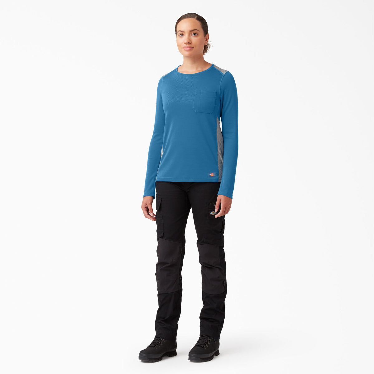 Dickies Women&#39;s Temp-IQ 365 Long Sleeve Pocket T-Shirt - Work World - Workwear, Work Boots, Safety Gear