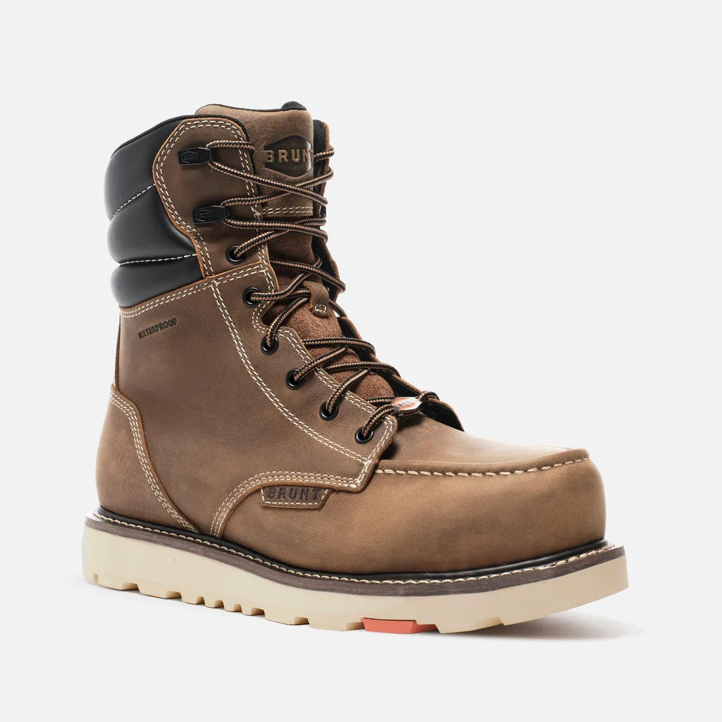BRUNT Men's Marin Welted 8" EH Comp Toe Work Boot Work Boots BRUNT