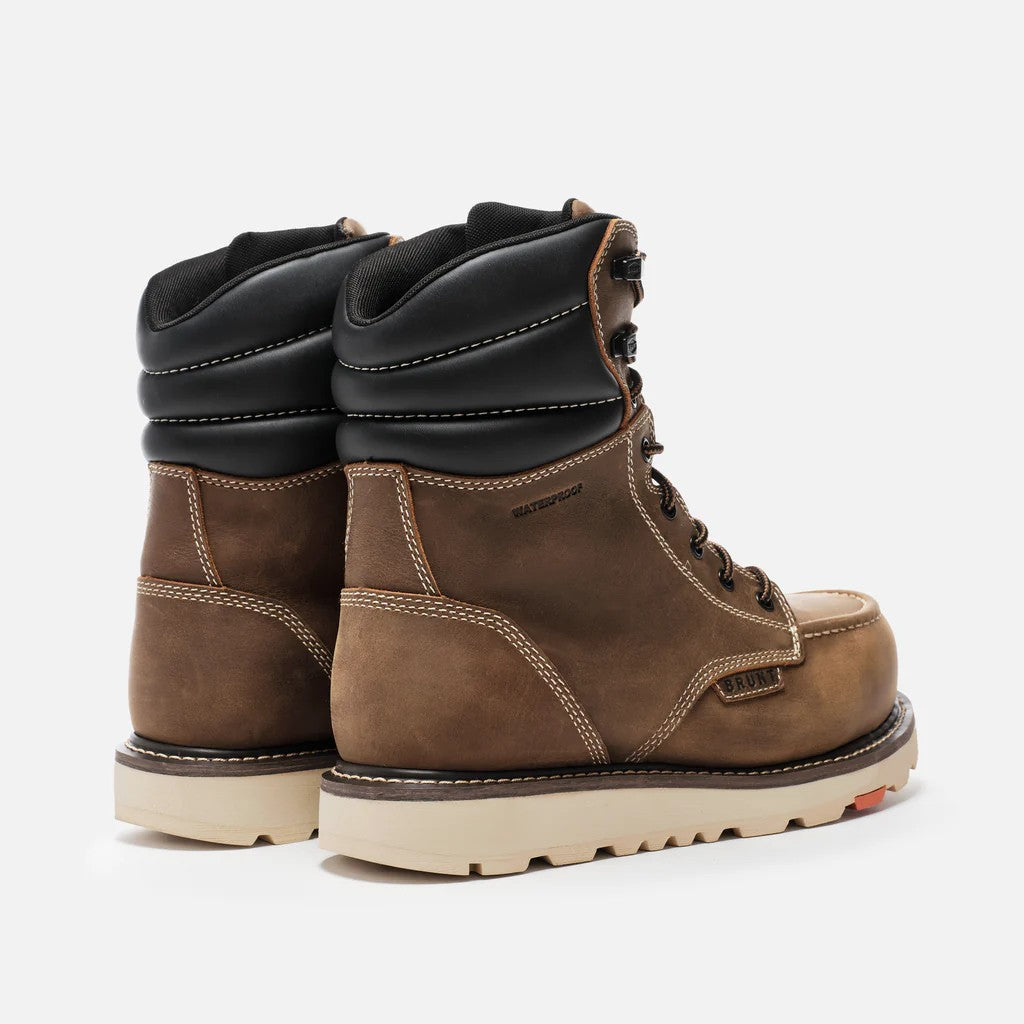 BRUNT Men's Marin Welted 8" EH Comp Toe Work Boot Work Boots BRUNT
