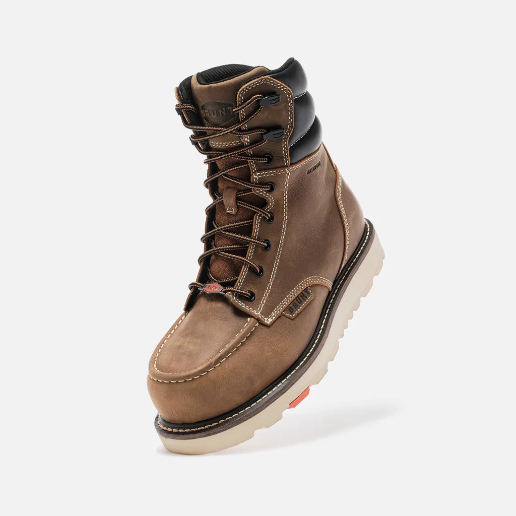 BRUNT Men's Marin Welted 8" EH Comp Toe Work Boot Work Boots BRUNT