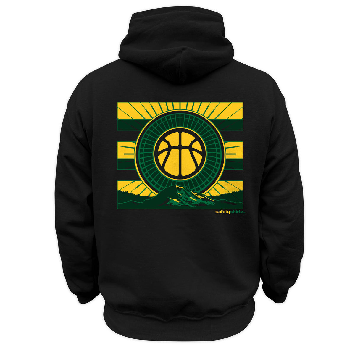 SafetyShirtz Men's Reign Time Hi-Vis Safety Stripe Hoodie Sweatshirts & Hoodies SafetyShirtz