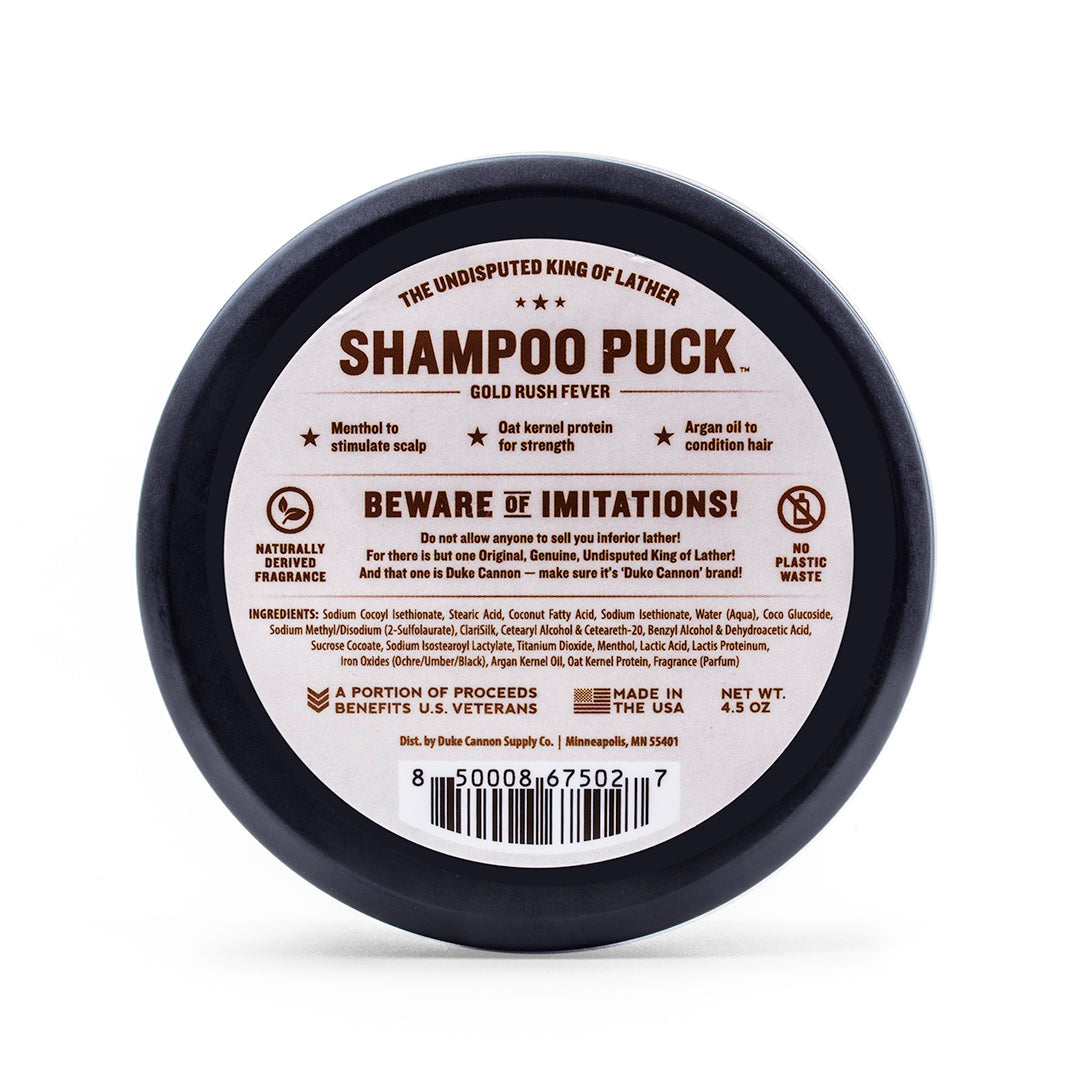 Duke Cannon Gold Rush Fever Shampoo Puck - Work World - Workwear, Work Boots, Safety Gear