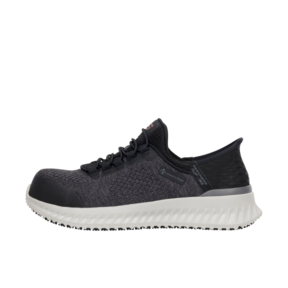 Skechers Men's Slip Ins Tilido - Troxin ESD Comp Toe Work Shoe Work Shoes Skechers