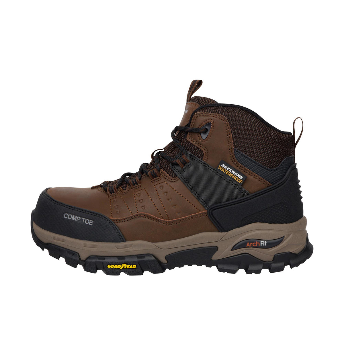 Skechers Men's Arch Fit Tarver Comp Toe Work Boot Work Boots Skechers