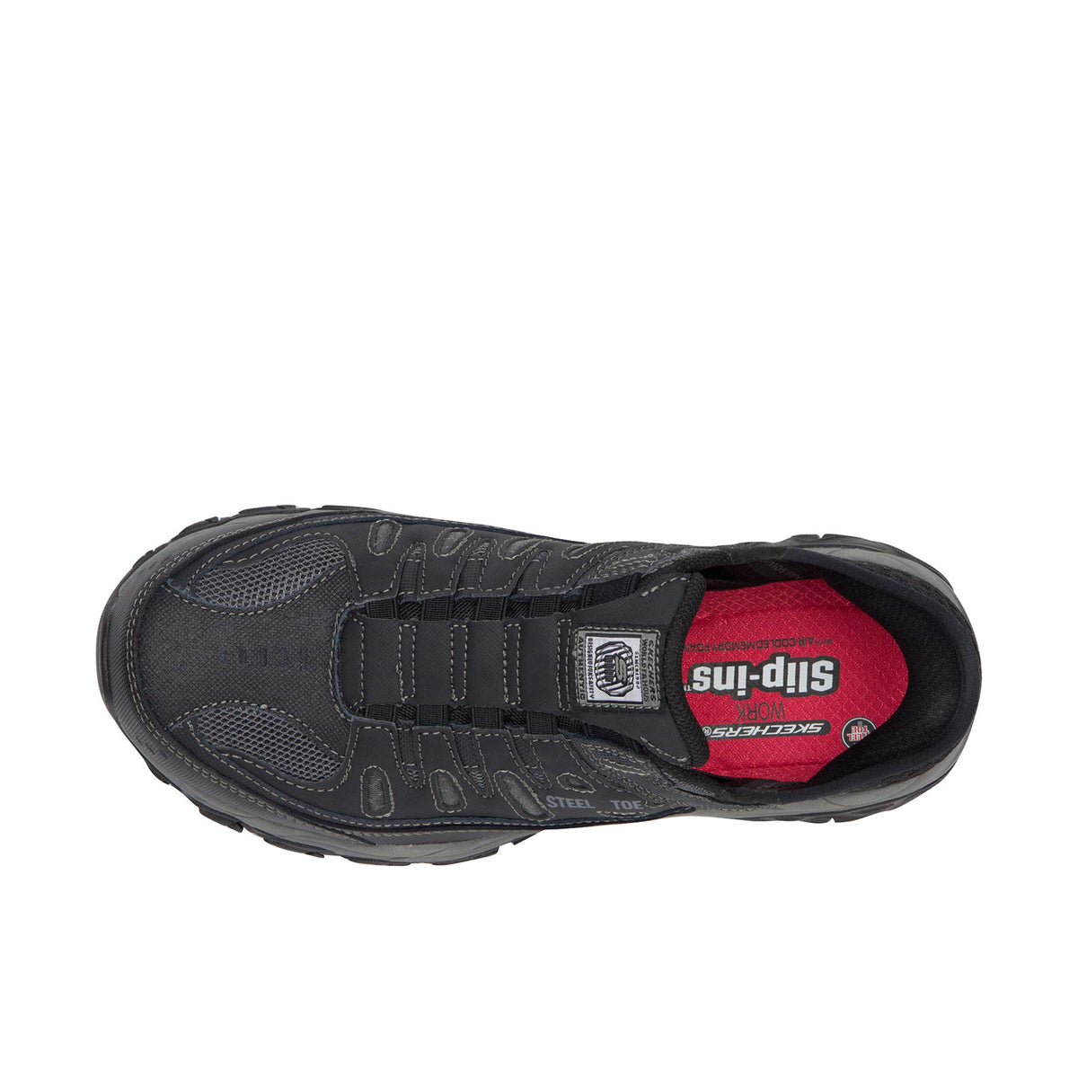 Skechers Men's Cankton - Faison Steel Toe Work Shoe Work Shoes Skechers