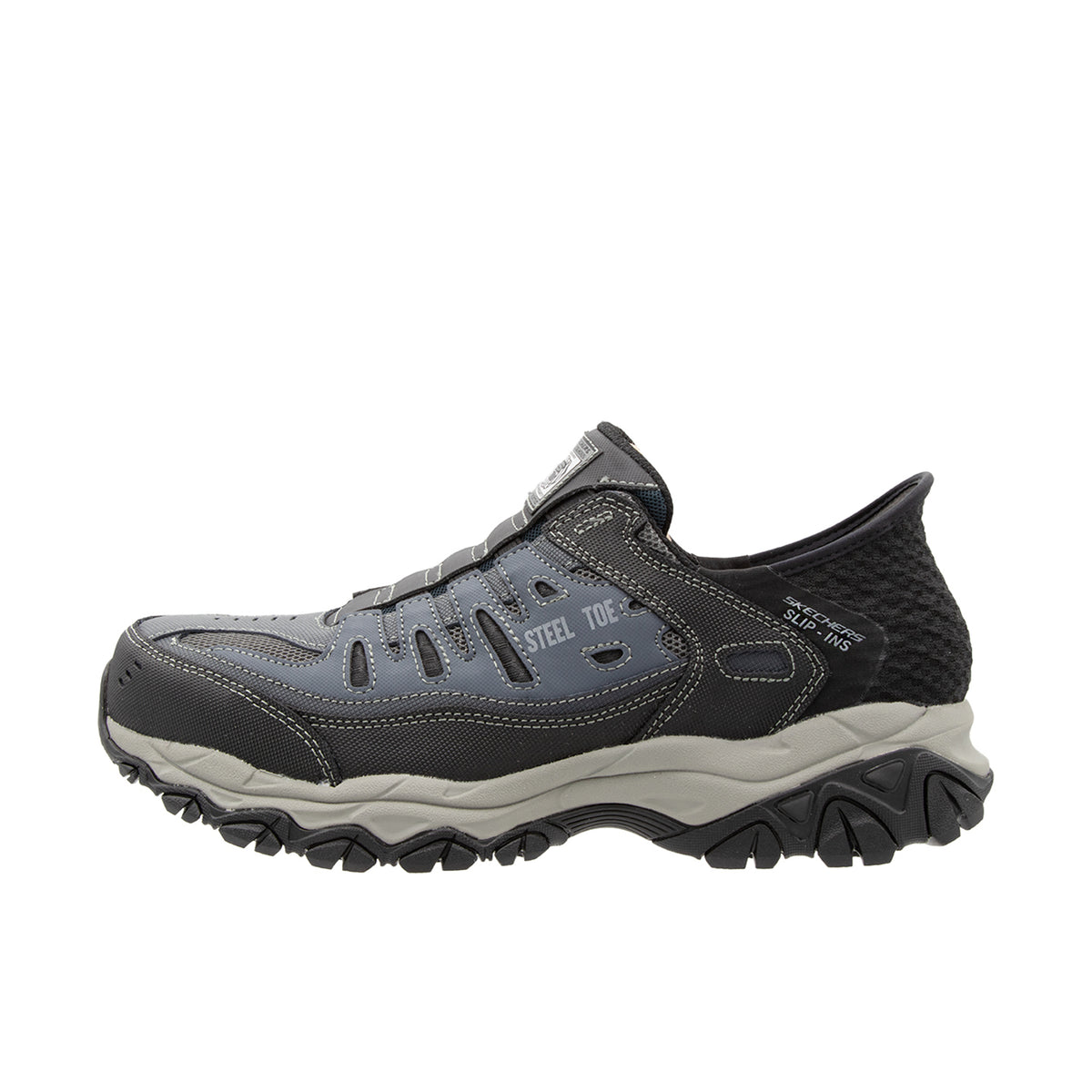 Skechers Men's Cankton - Faison Steel Toe Work Shoe Work Shoes Skechers