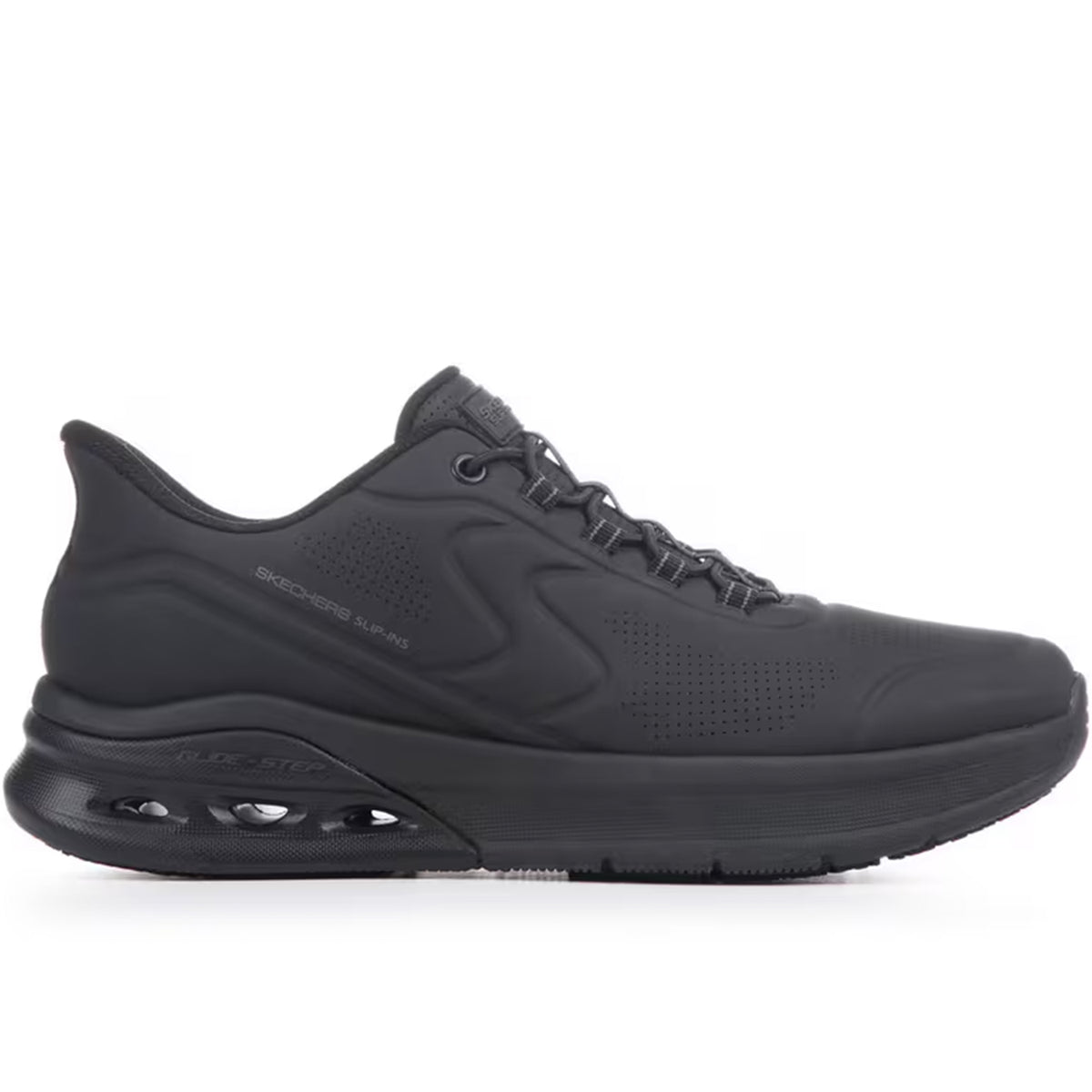 Skechers Men's Slip-ins Work Slip-Resistant Relaxed Fit: Arc Waves 2.0 Sneaker | Size 9.5 | Black