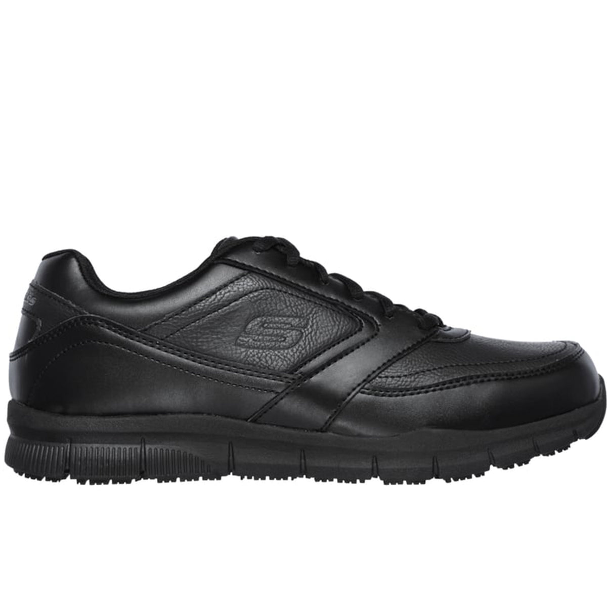 Skechers Men's Relaxed Fit: Nampa Soft Toe Work Shoe Work Shoes Skechers Black 10 M