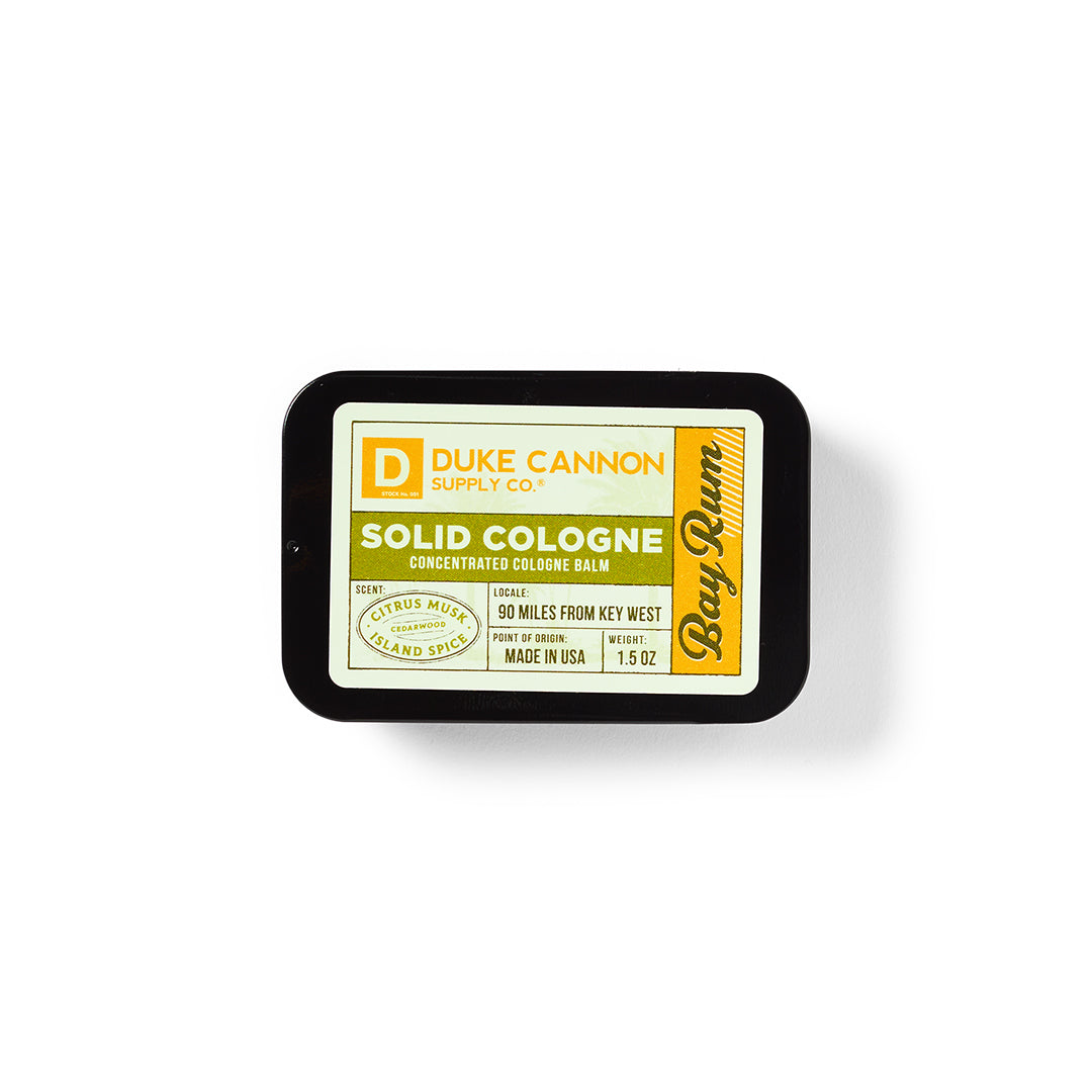 Duke Cannon Bay Rum Solid Cologne - Work World - Workwear, Work Boots, Safety Gear