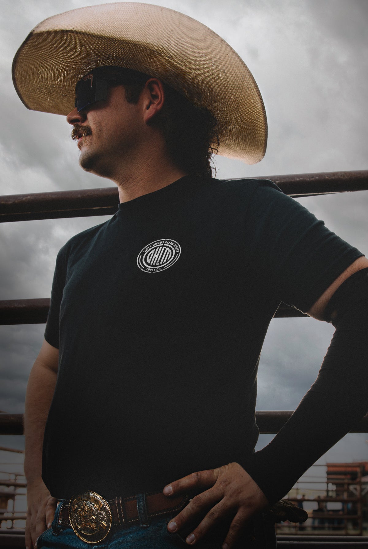 Troll Co. Men's "Dirty Hands Clean Money" Seal Short Sleeve T-Shirt - Work World - Workwear, Work Boots, Safety Gear