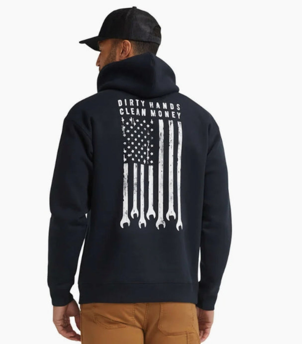 Troll Co. Men's "Dirty Hands Clean Money" Flagship Graphic Hoodie - Work World - Workwear, Work Boots, Safety Gear