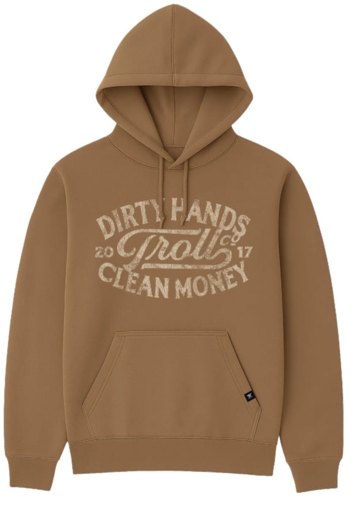 Troll Co. Women's "Dirty Hands Clean Money" Classic Model T Hoodie - Work World - Workwear, Work Boots, Safety Gear