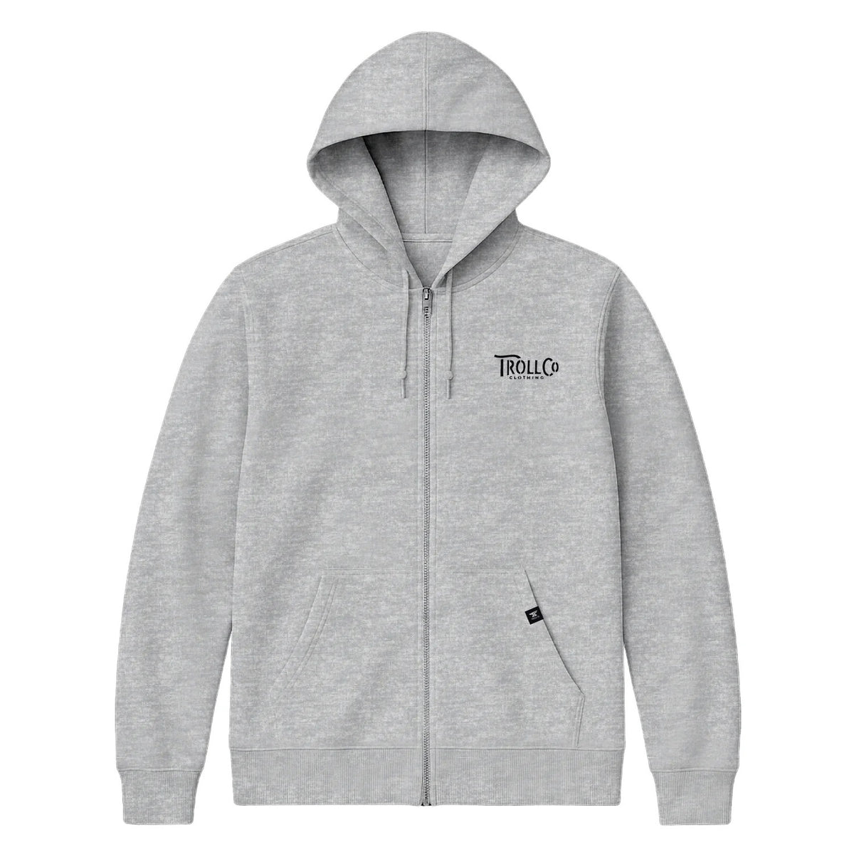 Troll Co. Men's Headstrong Graphic Zip-Up Hoodie Sweatshirts & Hoodies Troll Co.