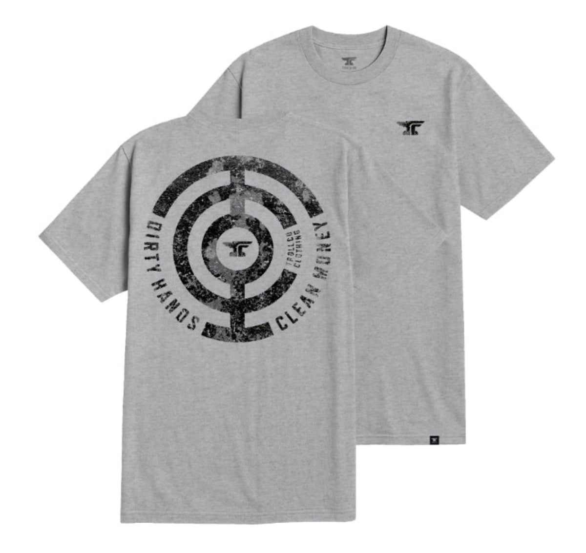 Troll Co. Men's "Dirty Hands Clean Money" Graphic T-Shirt