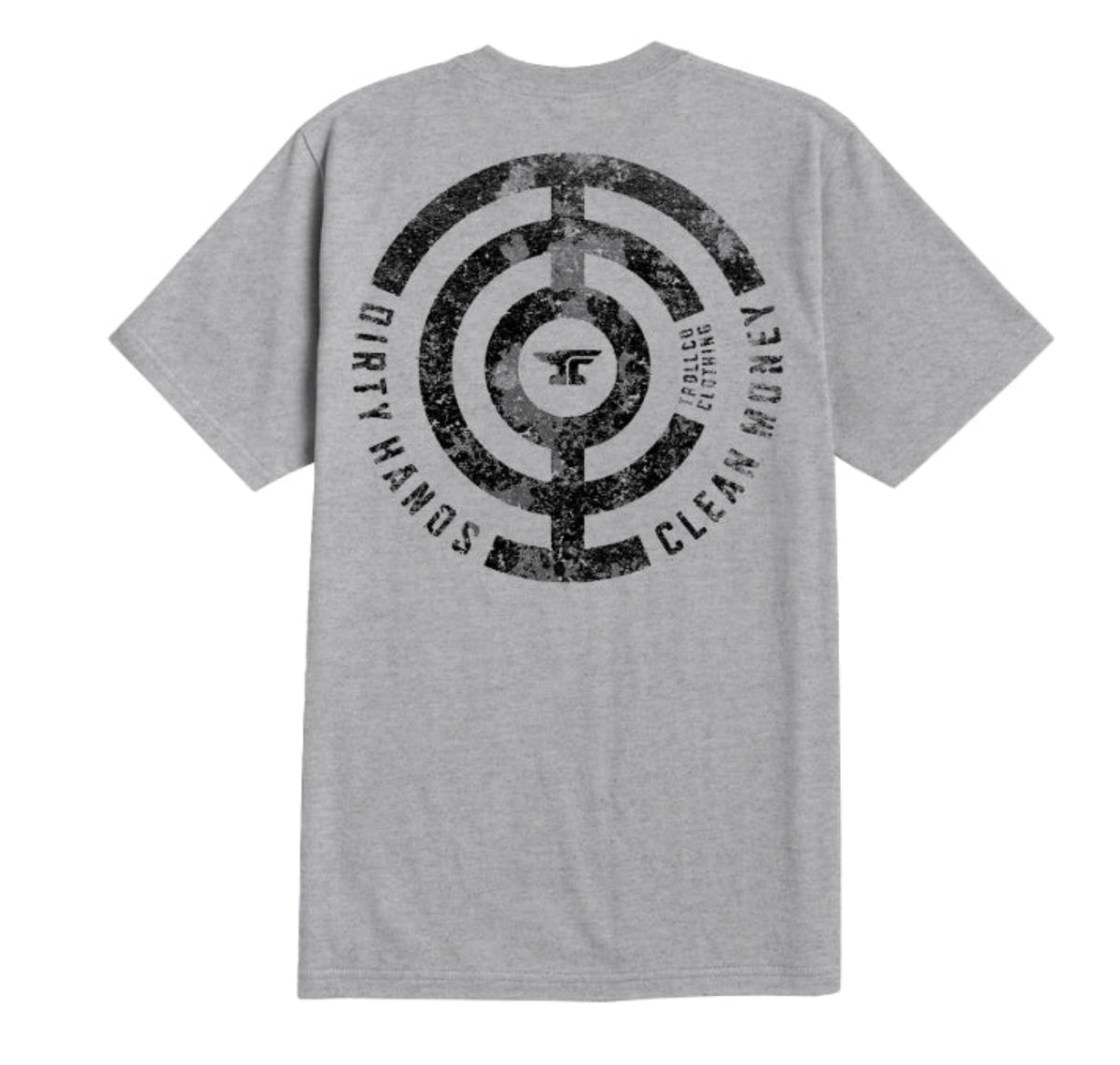 Troll Co. Men's "Dirty Hands Clean Money" Graphic T-Shirt