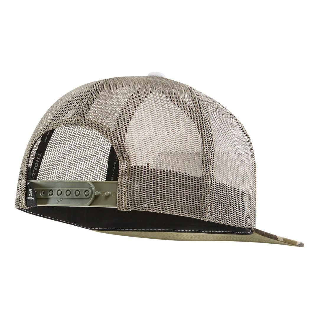 Troll Co. Support Blue Collar Barricade Patch Trucker Hat