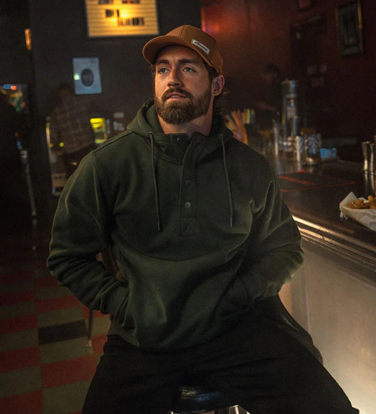 Thorogood Men's Snap Neck Heavyweight Hoodie Sweatshirts & Hoodies Thorogood