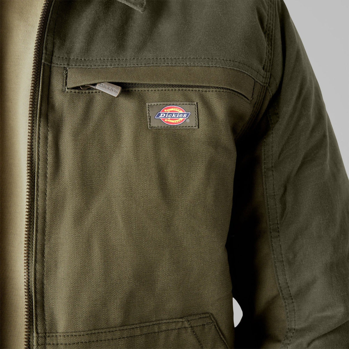 Dickies Men's Durable Water Repellent Tradebuild Canvas Full-Zip Jacket Jackets & Coats Dickies