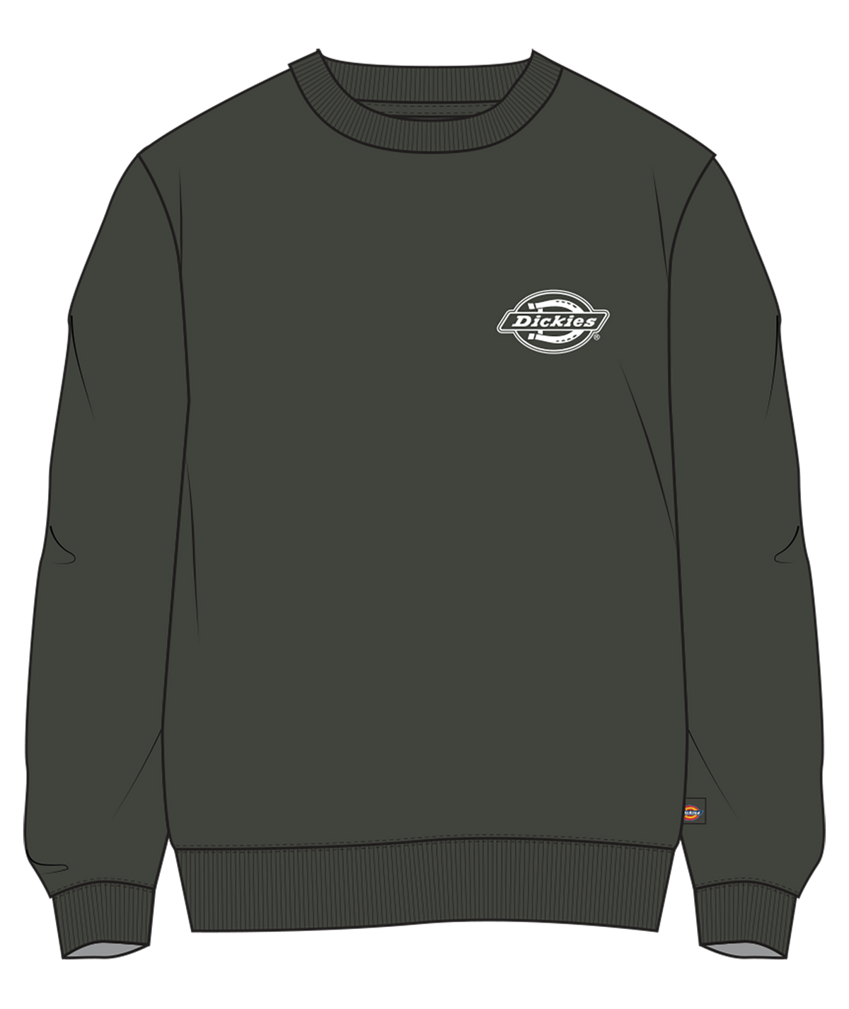 Dickies Men&#39;s Holtville Logo Regular Fit Crewneck Sweatshirt - Work World - Workwear, Work Boots, Safety Gear