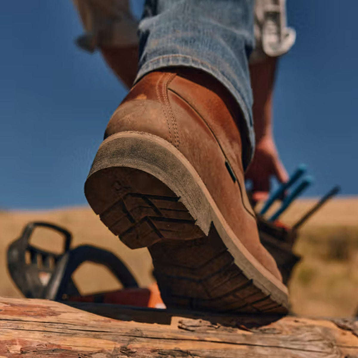 Tecovas Men's Rugged 6" Water Resistant Moc Toe Work Boot Work Boots Tecovas