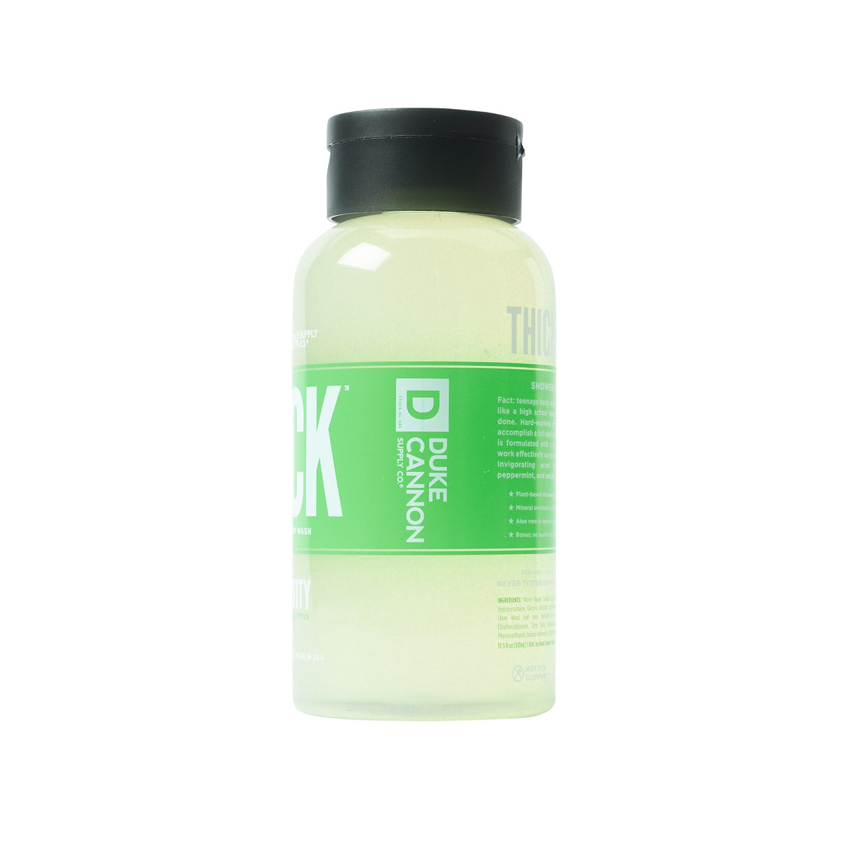 Duke Cannon Productivity Thick Body Wash Toiletries Duke Cannon